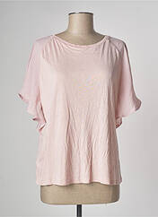 T-shirt rose MANGO pour femme seconde vue