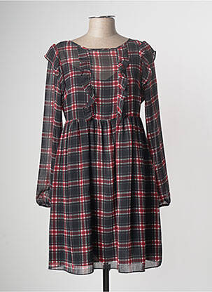 Robe mi-longue noir NAF NAF femme