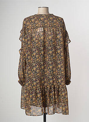 Robe mi-longue marron MANGO femme