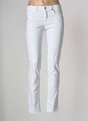 Jeans coupe slim blanc S.OLIVER pour femme