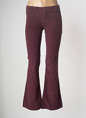 Pantalon flare rouge LTB femme