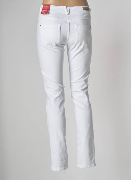 Jeans coupe slim blanc S.OLIVER femme