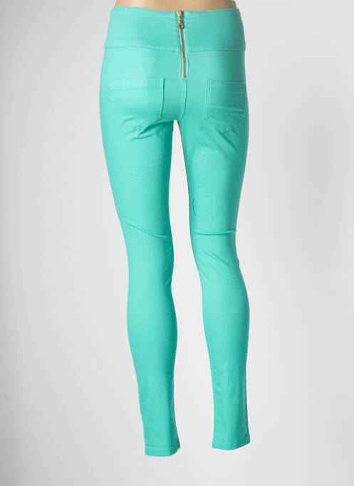 Pantalon slim bleu PIECES pour femme