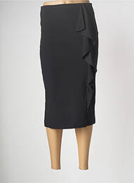 Jupe mi-longue noir ASTRID BLACK LABEL femme