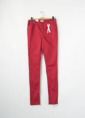 Jeans skinny rouge VERO MODA pour femme seconde vue