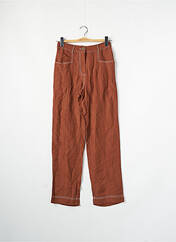 Pantalon large marron MANGO pour femme seconde vue