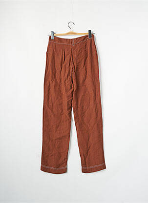 Pantalon large marron MANGO femme