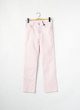 Jeans coupe slim rose MANGO femme