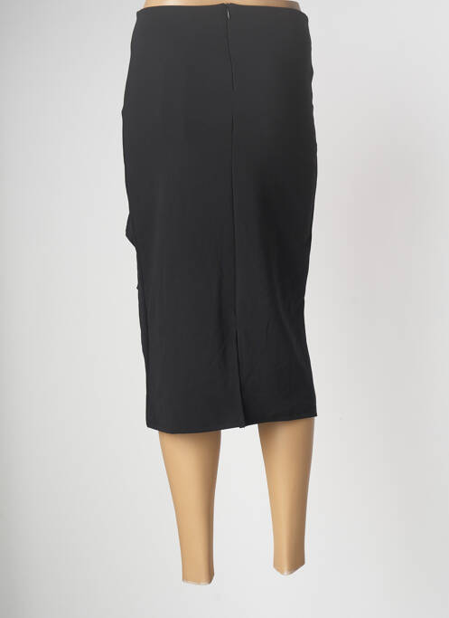 Jupe mi-longue noir ASTRID BLACK LABEL pour femme
