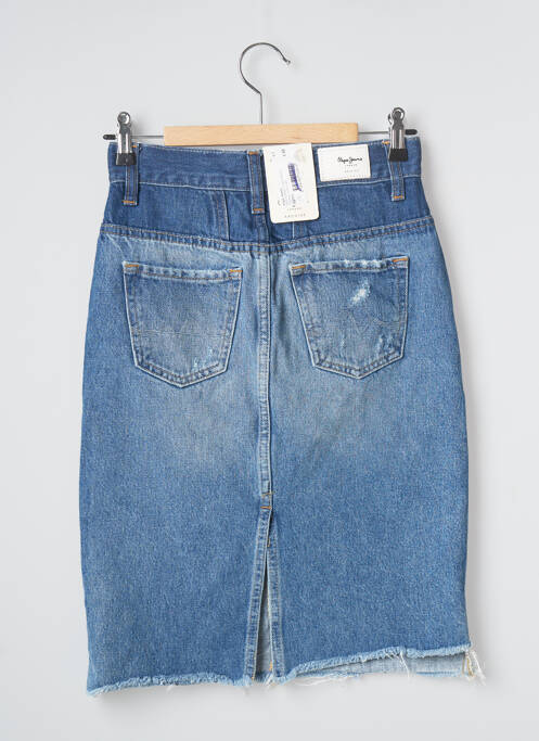 Jupe mi-longue bleu PEPE pour femme