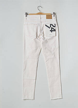 Jeans coupe slim blanc OPUS femme