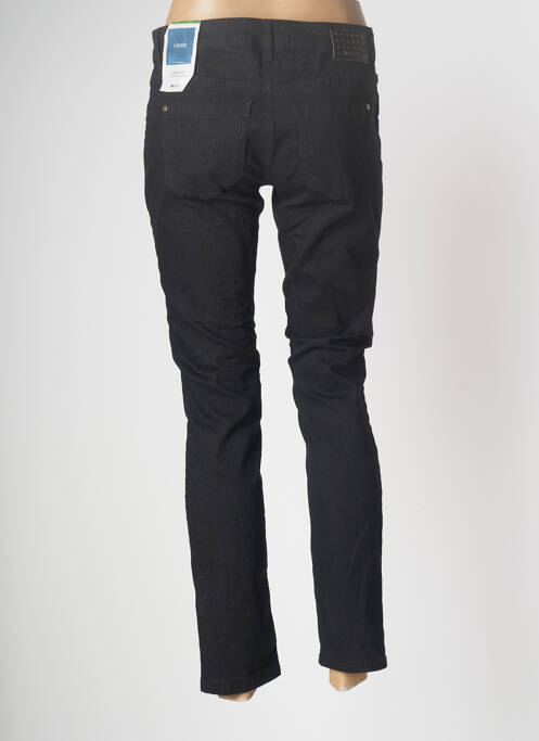 Jeans coupe slim noir STREET ONE pour femme