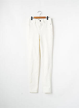 Pantalon slim blanc GUESS pour femme