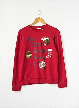 Sweat-shirt rouge NAME IT pour fille