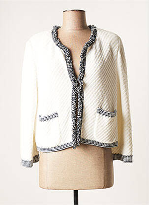 Veste casual blanc DEVERNOIS femme
