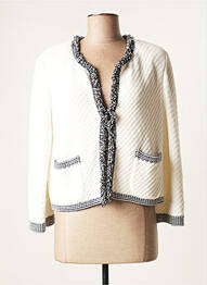 Veste casual blanc DEVERNOIS femme