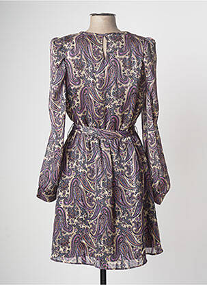 Robe mi-longue violet MORGAN femme