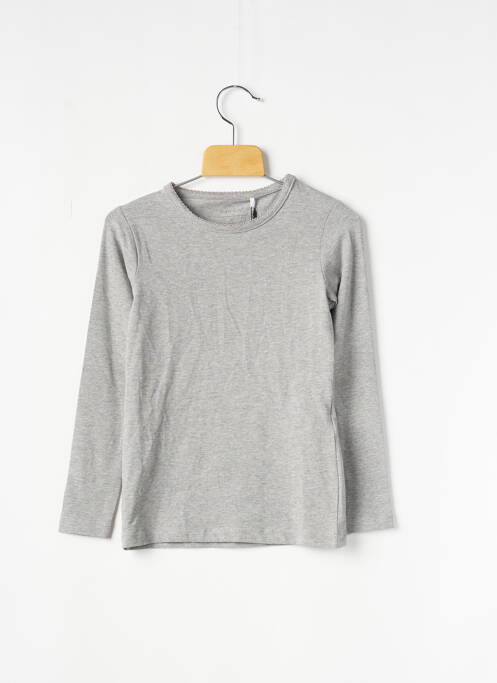 T-shirt gris NAME IT pour fille