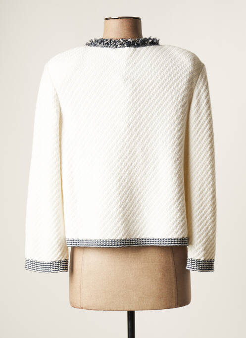 Veste casual blanc DEVERNOIS pour femme