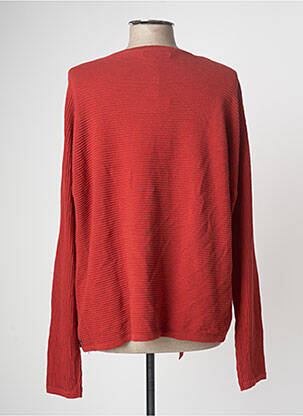 Gilet manches longues rouge GARCIA femme