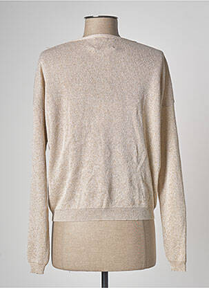 Gilet manches longues beige BELLITA femme