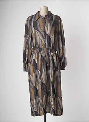 Robe longue marron MEXX femme
