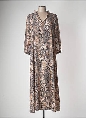 Robe longue vert BELLITA femme