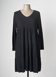 Robe mi-longue noir ZABAIONE femme