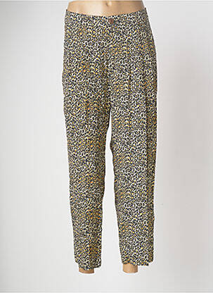 Pantalon droit jaune KOCCA femme