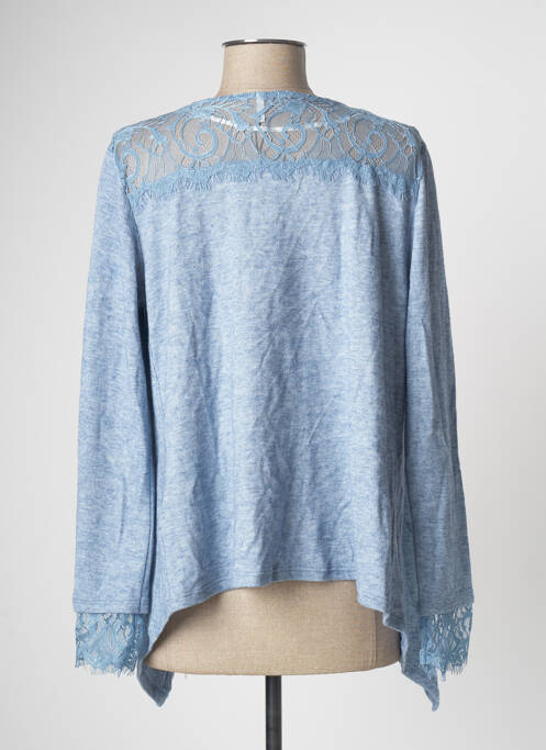 Gilet manches longues bleu ONLY pour femme