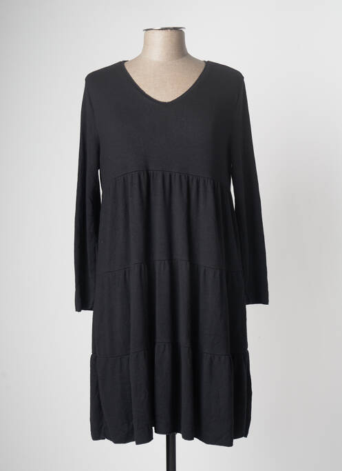 Robe mi-longue noir ZABAIONE pour femme