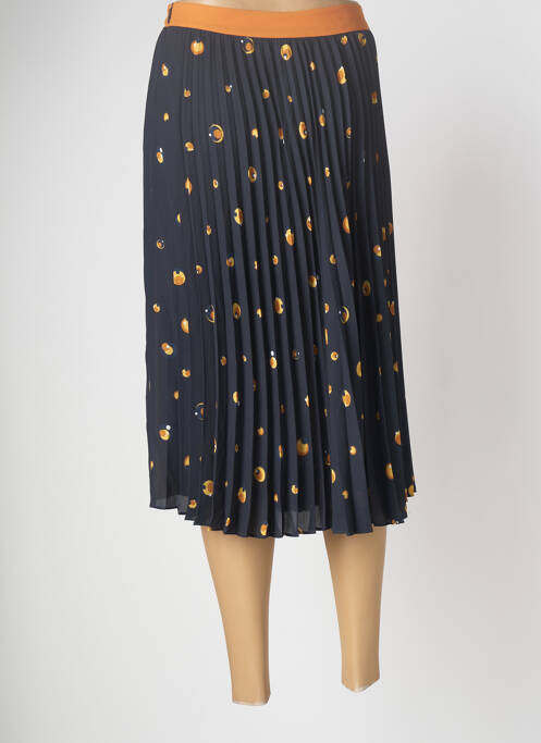 Jupe mi-longue bleu MANGO pour femme