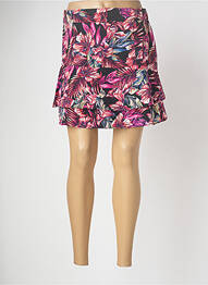 Jupe courte rose MORGAN femme