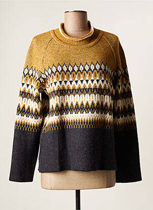Pull bleu marine DEVERNOIS femme
