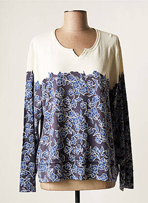 Pull blanc casse DEVERNOIS femme