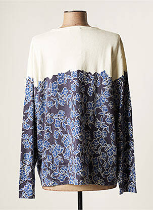 Pull blanc casse DEVERNOIS femme