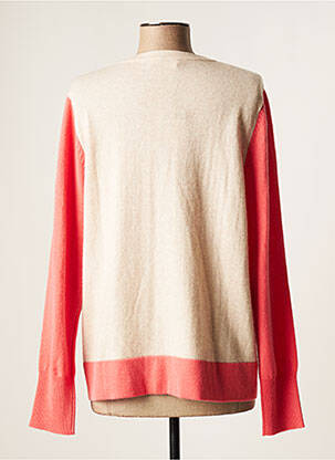 Gilet manches longues beige DEVERNOIS femme