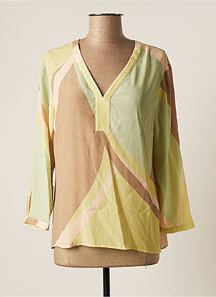 Blouse ocre DEVERNOIS femme