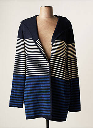 Veste casual bleu marine DEVERNOIS femme