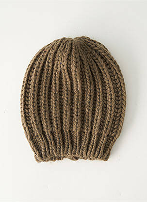 Chapeau marron PIECES femme