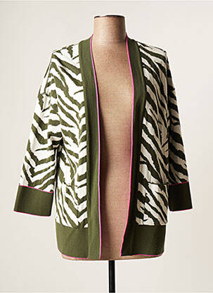 Veste casual kaki DEVERNOIS femme