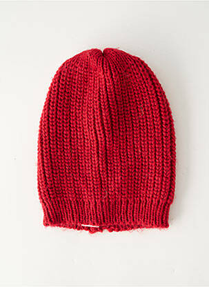 Chapeau rouge PIECES femme