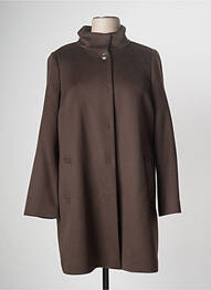 Manteau long marron DEVERNOIS femme