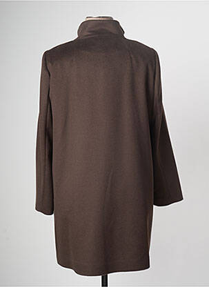 Manteau long marron DEVERNOIS femme