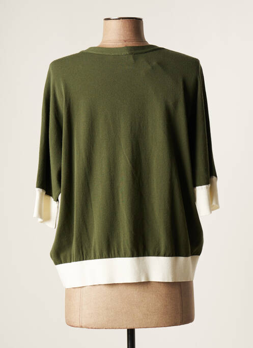 Gilet manches courtes kaki DEVERNOIS pour femme