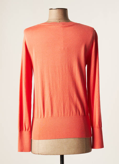 Gilet manches longues orange DEVERNOIS pour femme