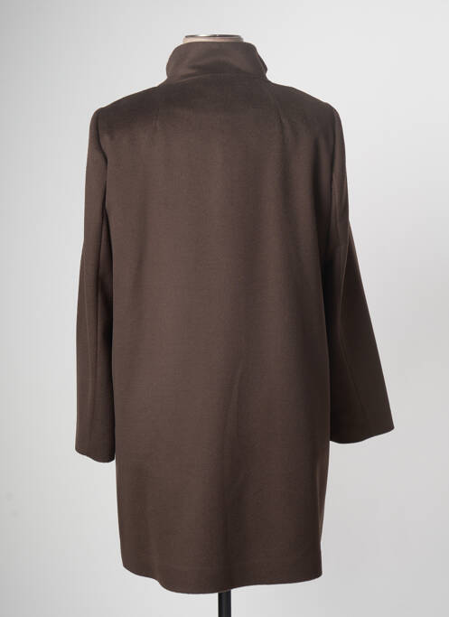 Manteau long marron DEVERNOIS femme