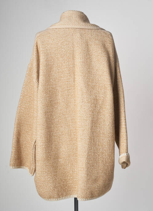 Manteau long beige DEVERNOIS pour femme