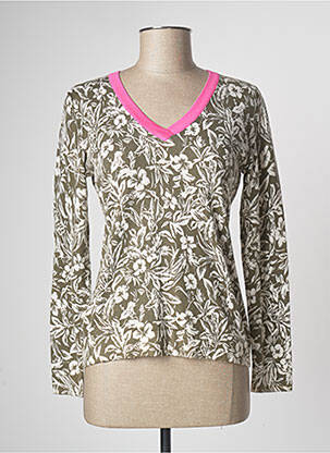 Pull kaki DEVERNOIS femme
