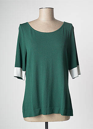 Pull vert fonce DEVERNOIS femme